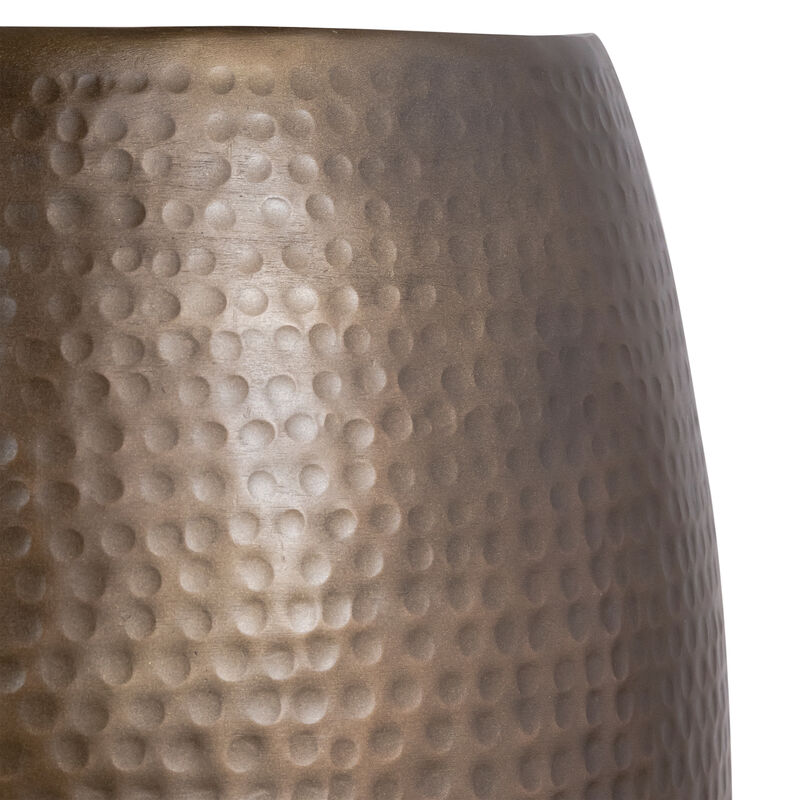 Perravique Gold Hammered End Table image number 3
