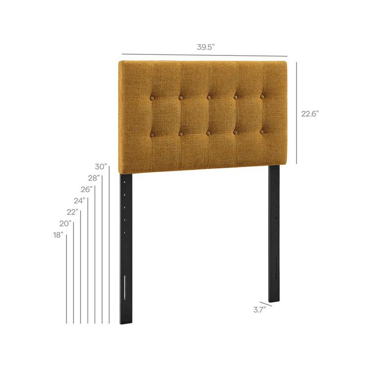 Modway Emily Fabric Upholstered Twin Size Headboard image number 2