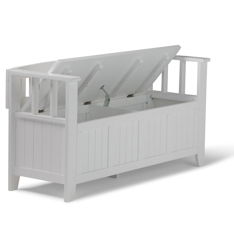 Simpli Home Acadian Entryway Storage Bench image number 3