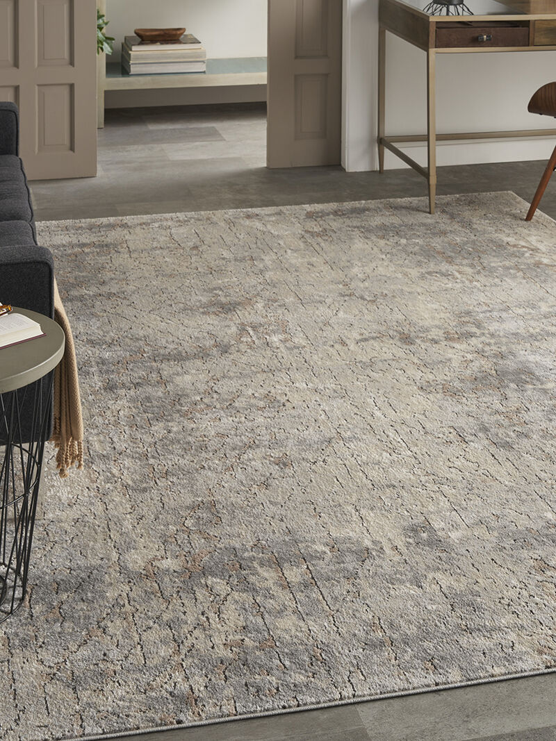 Quarry QUA03 Beige/Gray 8'10" x 11'10" Rug image number 6