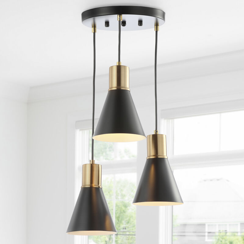 Apollo Mid-Century Modern Iron LED Pendant image number 5
