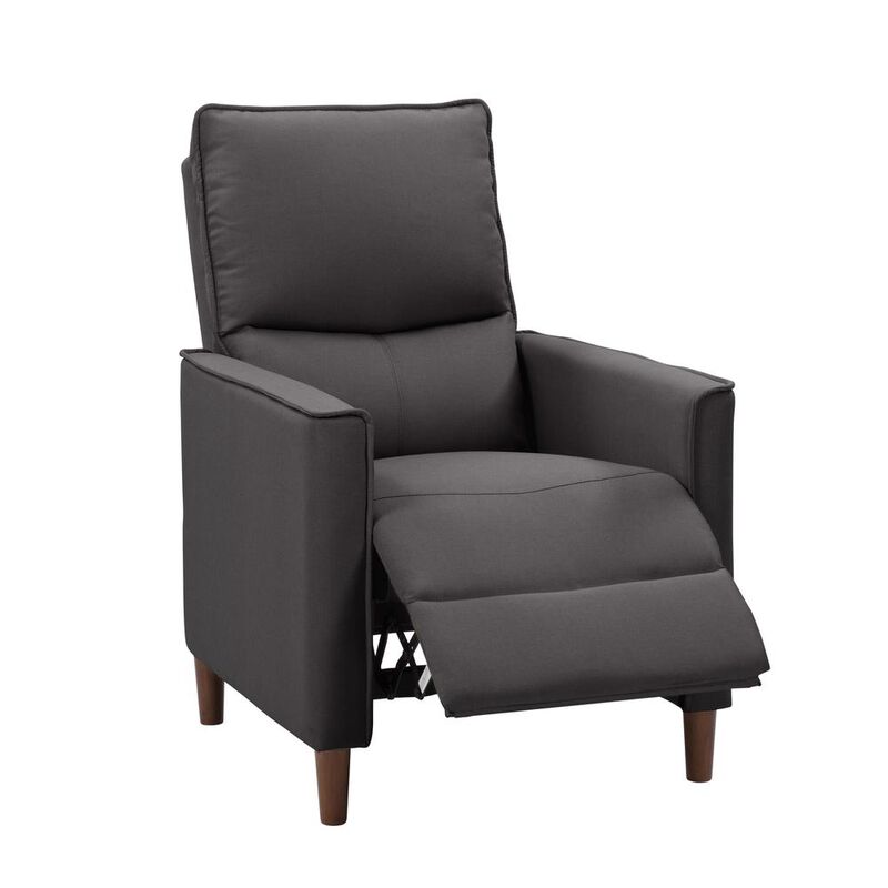 CorLiving Alder Manual Recliner in Dark Grey