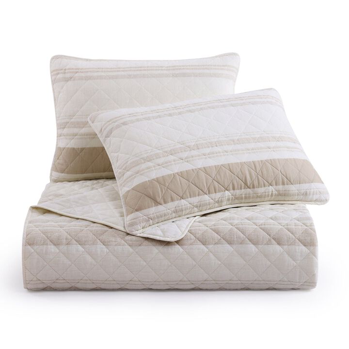 Mystic Taupe Full/Queen Quilt Set