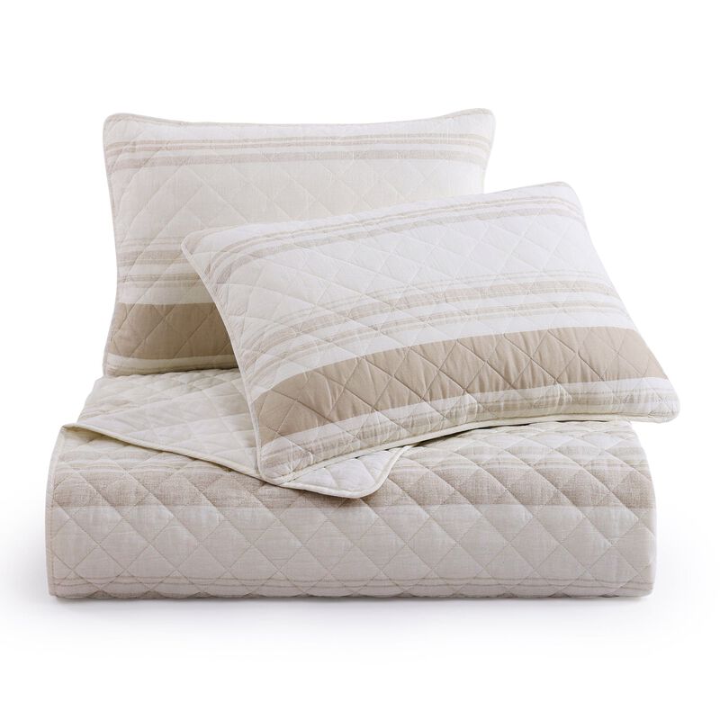 Mystic Taupe Full/Queen Quilt Set image number 0