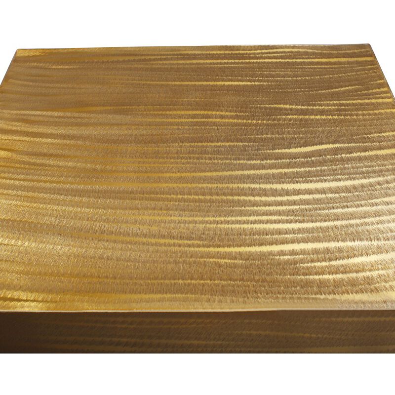 Meridian Furniture Palladium Gold Coffee Table