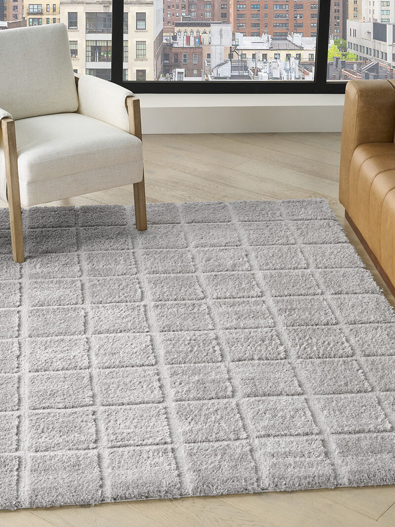 West End Ave WTE01 Gray 6' x 9' Rug