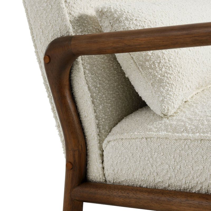 Charlie Boucle Upholstered Armchair image number 6