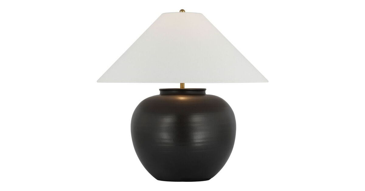 Casey Matte Black Table Lamp