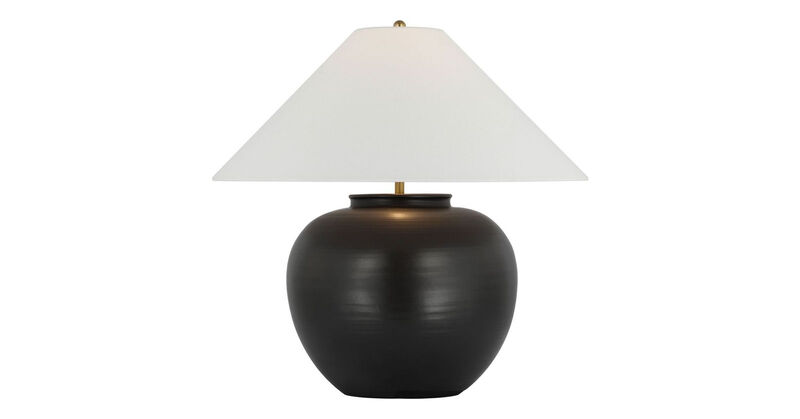 Casey Matte Black Table Lamp image number 0