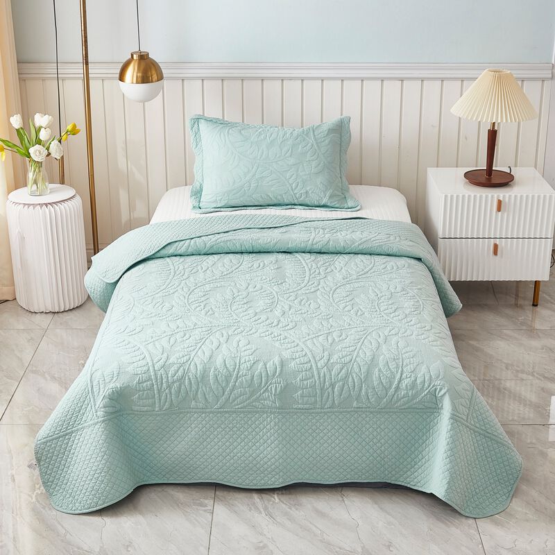MarCielo 100% Cotton Oversized Bedspread Quilt Set T