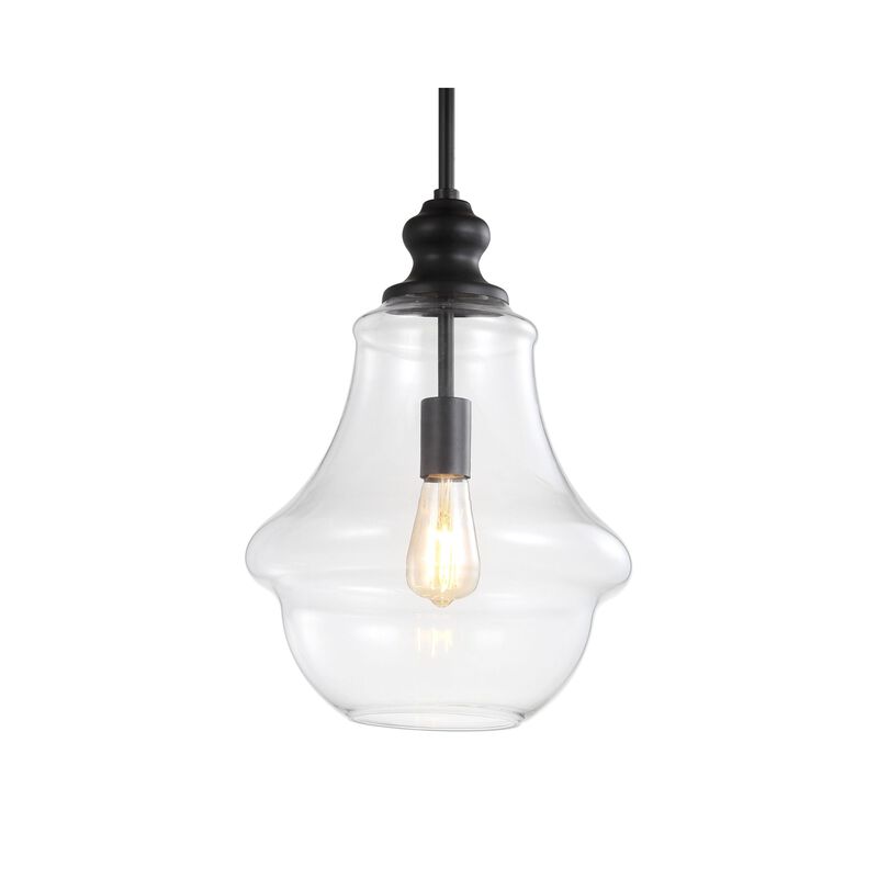 Adam Adjustable Metal/Glass LED Pendant