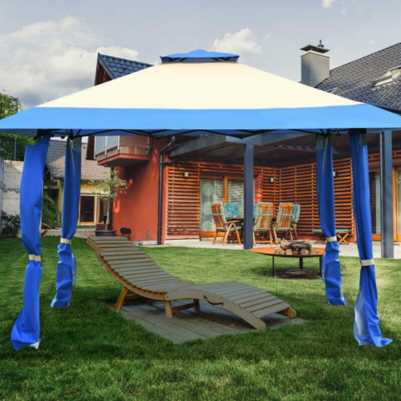Outdoor Folding Canopy Tent Gazebo &ndash; Easy Setup Patio Shelter Awning