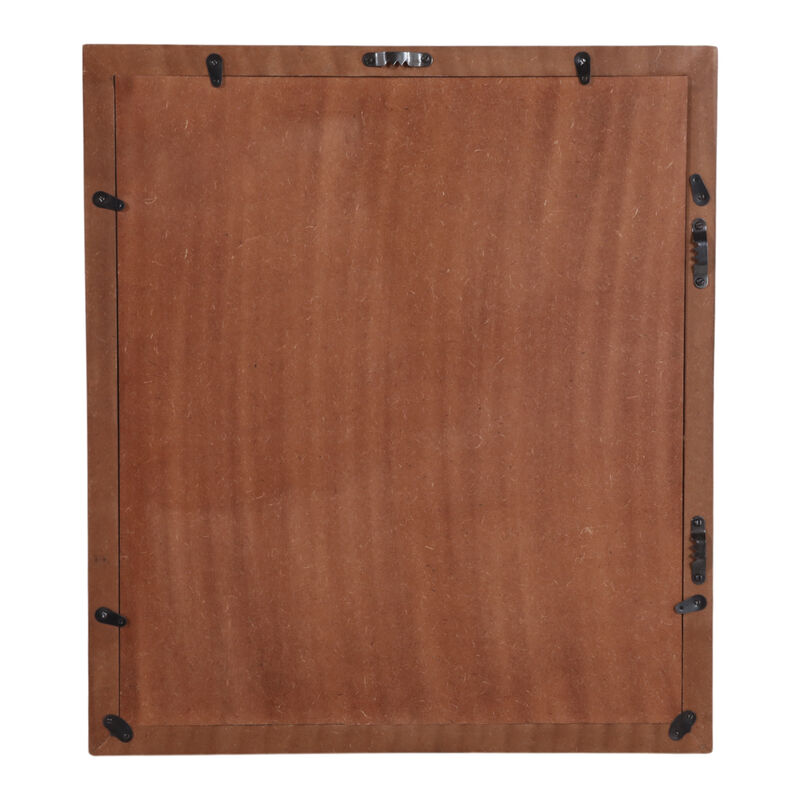 8x10" Matted Photo Frame Wood Inlay, Natural/ivory image number 5