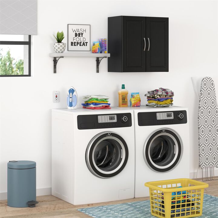 Kendall 24" Wall Cabinet, Black