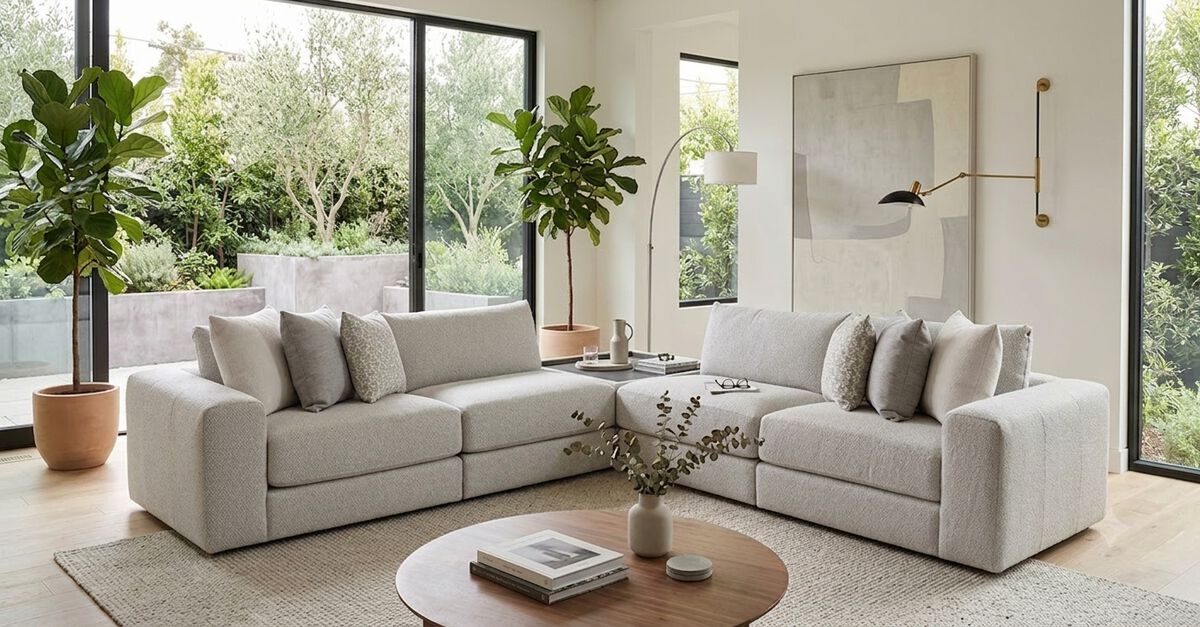 Vista 5-Piece Corner Table Sectional