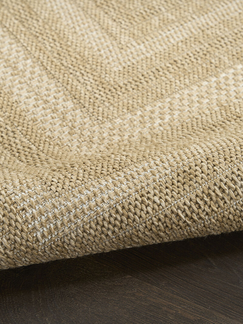 Tulum TLM04 Taupe/Ivory 4' x 6' Rug