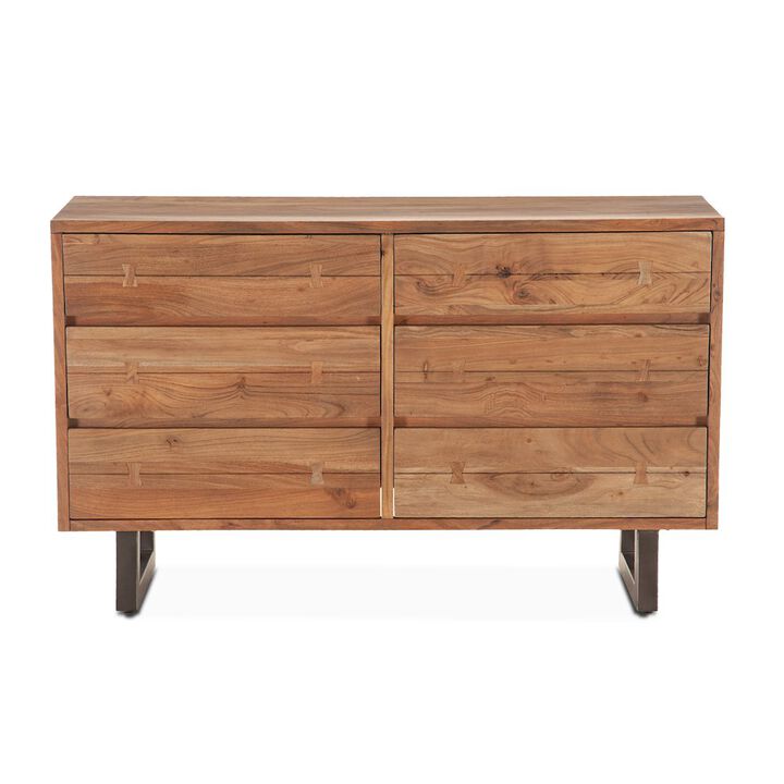 World Interiors Glenwood Dresser in Smoked Acacia