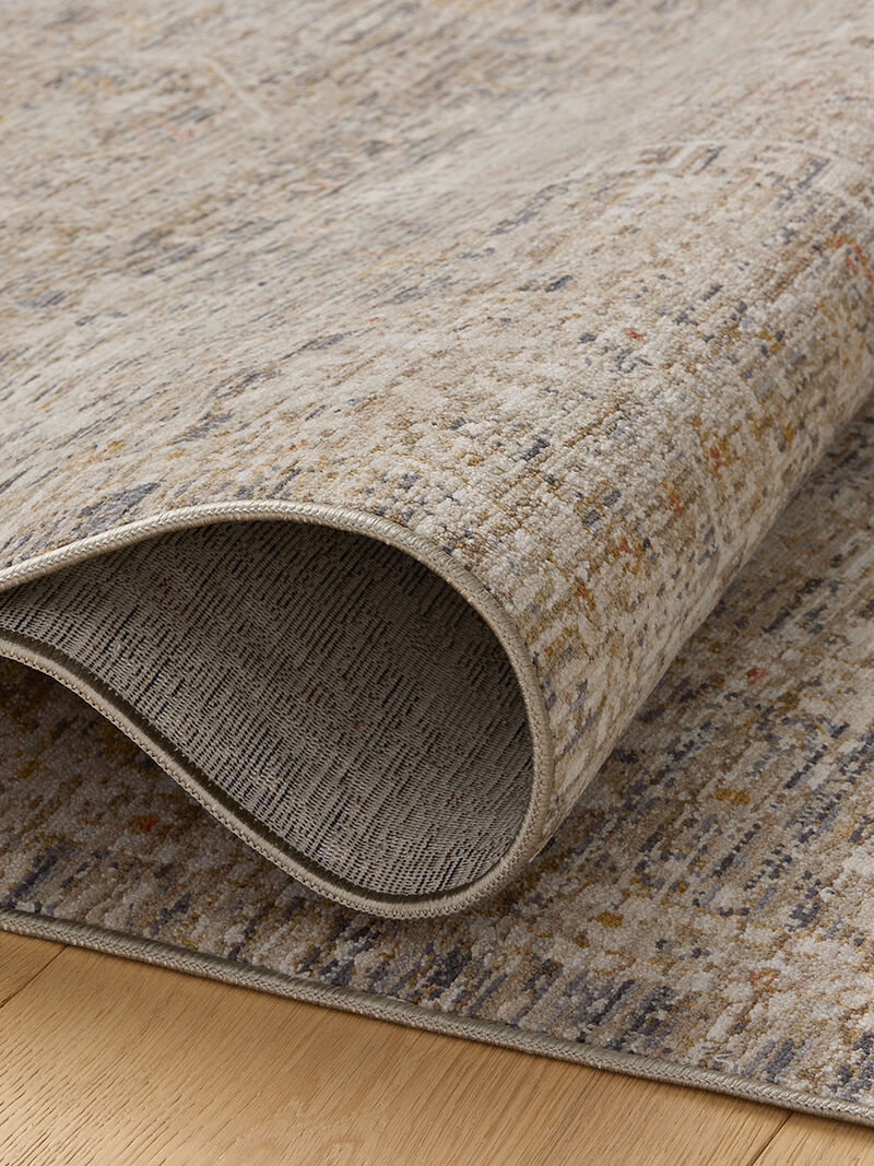 Ida IDA01 Taupe/Multi 5'3" x 7'6" Rug by Chris Loves Julia x Loloi image number 3