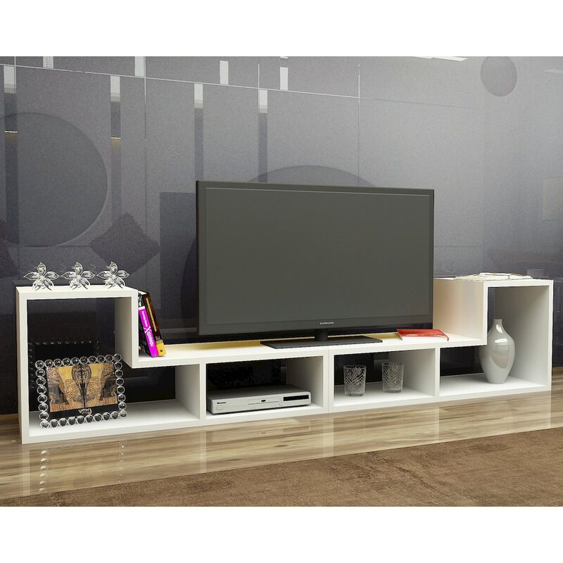 Decorotika Cubicco Tv Stand White