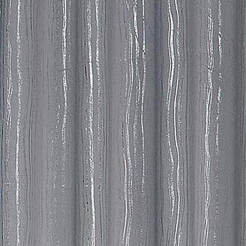 Rt Designers Collection Luxurious Iceland Metallic All Season Blackout Curtain Grommet Curtain Panel 54" X 84" Charcoal