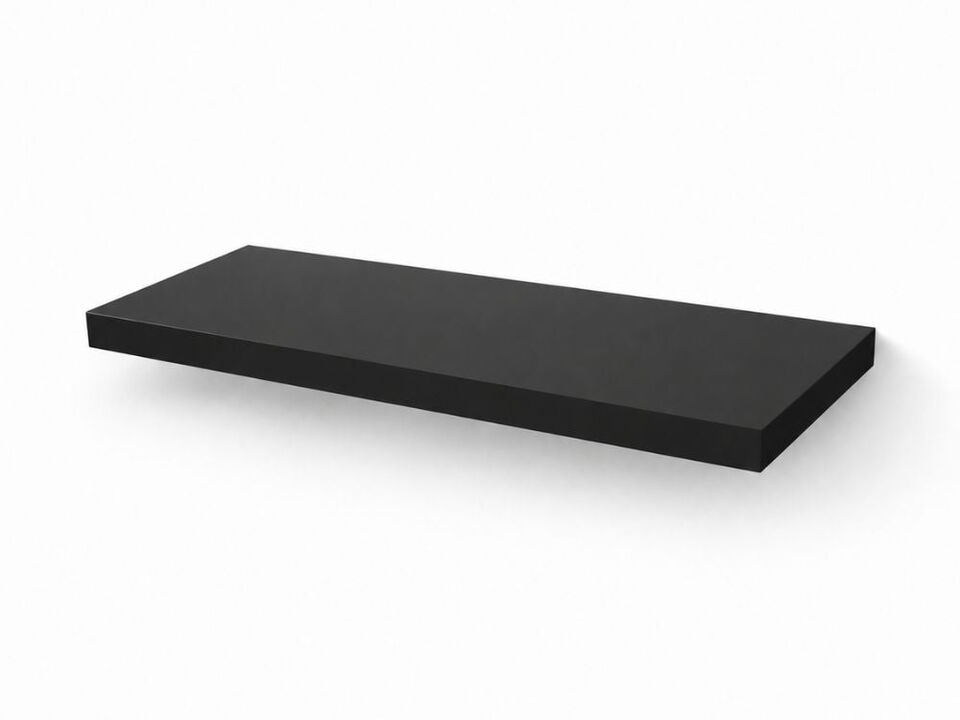 Black Painted Floating Shelf