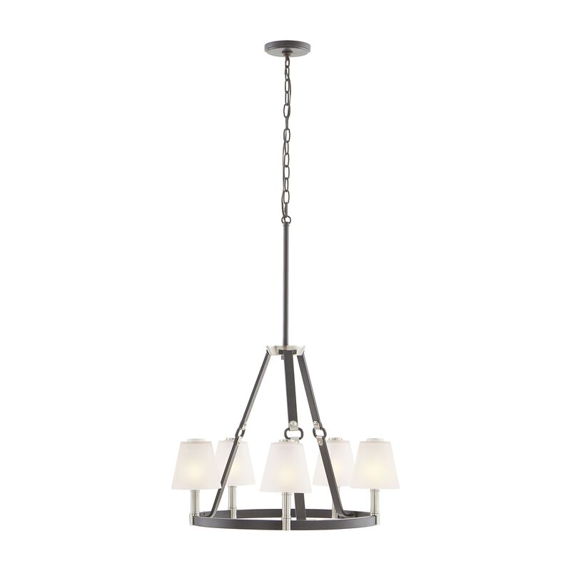 Armstrong Grove 25" Wide 5-Light Chandelier