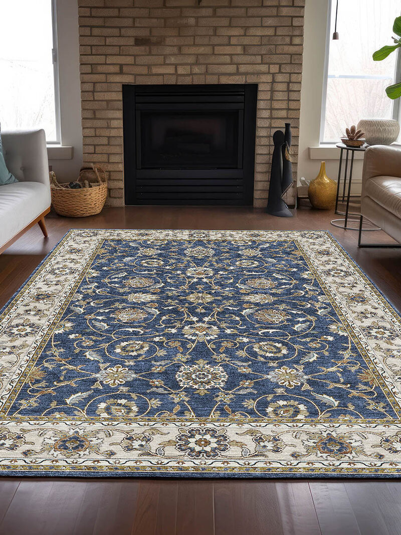 Hatay HY1 Navy 3' x 5' Rug