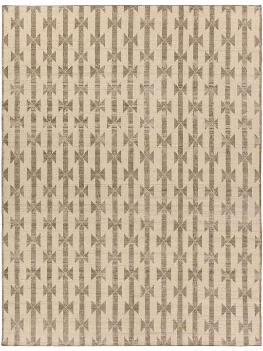 Tessera By Verdehome Gent Tan/Taupe 6' x 9' Rug