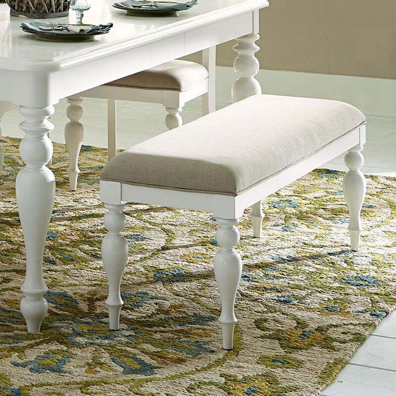 Liberty Furniture Summer House Bench (RTA) in Oyster White image number 2