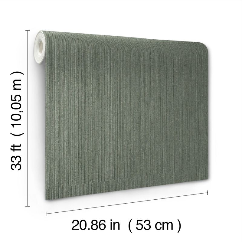 Midolin Mossa Dark Green Texture Wallpaper (Double Roll) image number 4