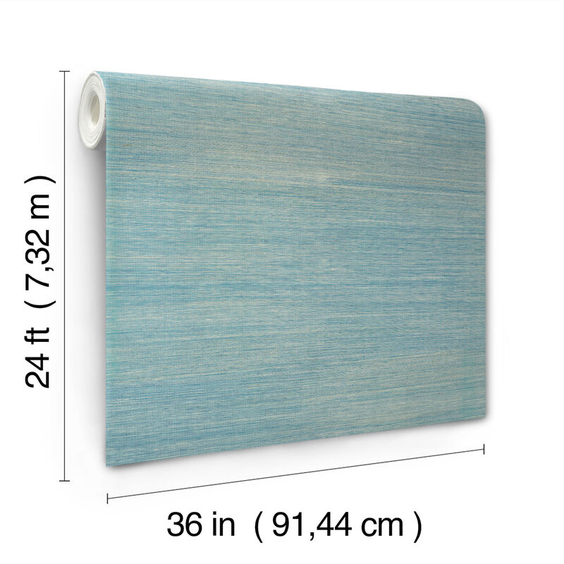 Maguey Sisal Turquoise Wallpaper image number 3