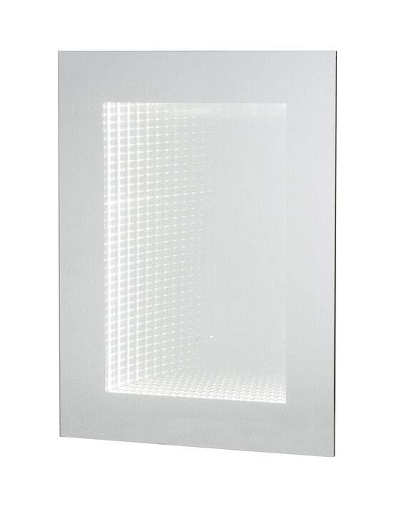 HomeRoots 32" Silver Lighted Frame Accent Mirror