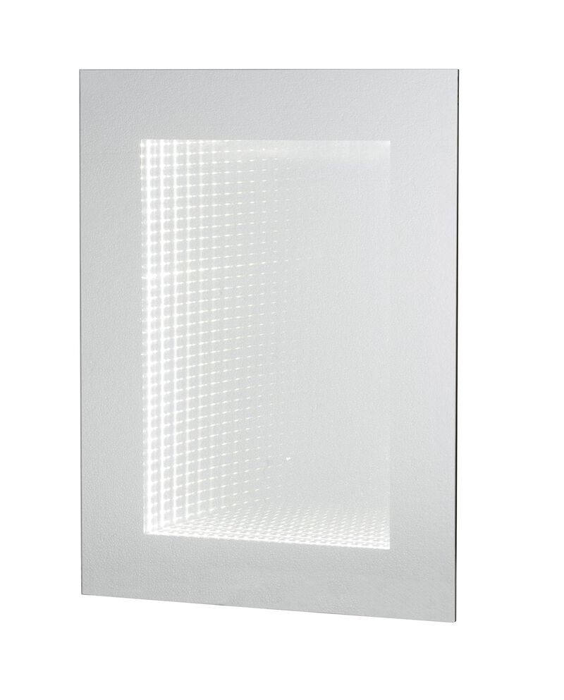 HomeRoots 32" Silver Lighted Frame Accent Mirror image number 0