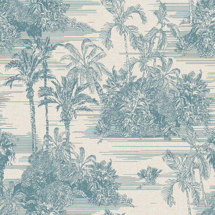 Tropic Archive Toile Peel & Stick Wallpaper