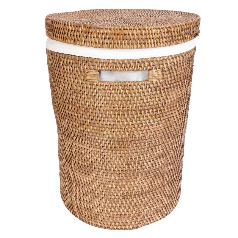 Saboga Home&trade; Round Hamper with Lid image number 0