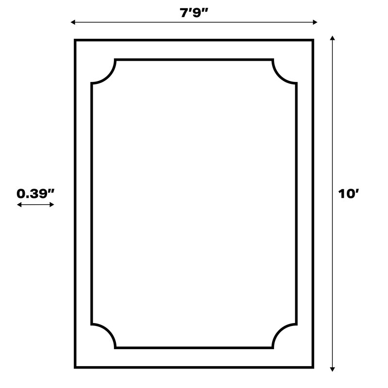 Bandol Modern Classic Mitre Stripe Area Rug