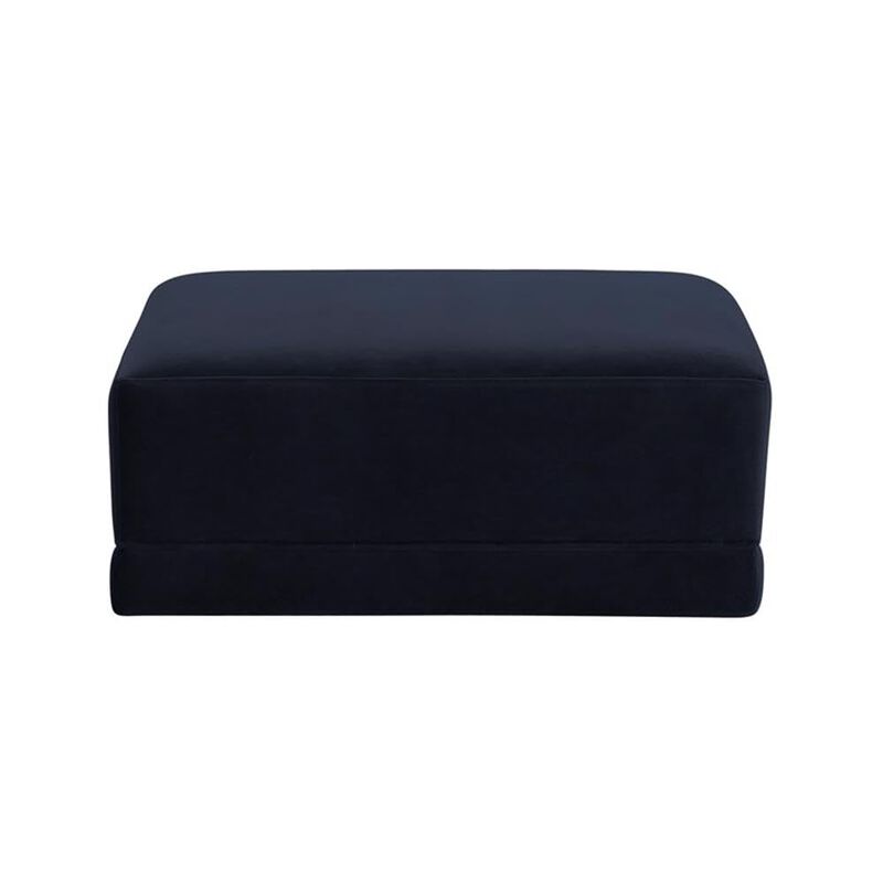 Willow Navy Ottoman image number 2