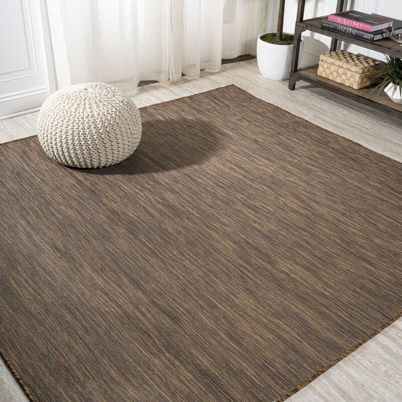 Ethan Modern Flatweave Solid Square Area Rug