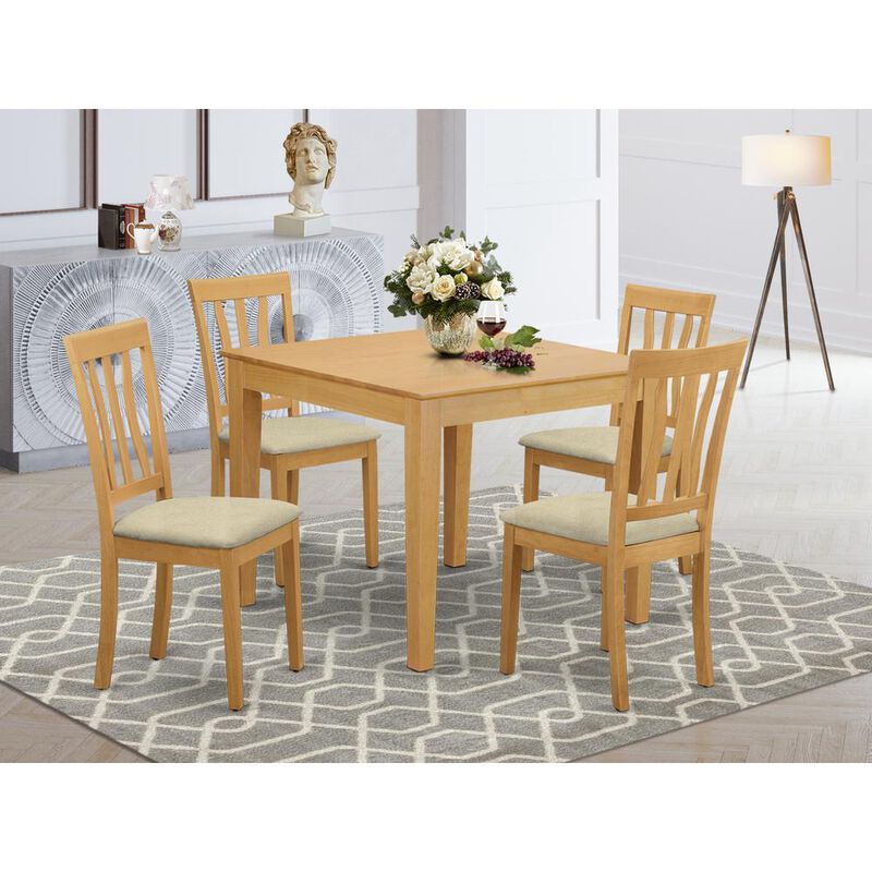 5 Pc Table and Chairs set - Table and 4 dinette Chairs