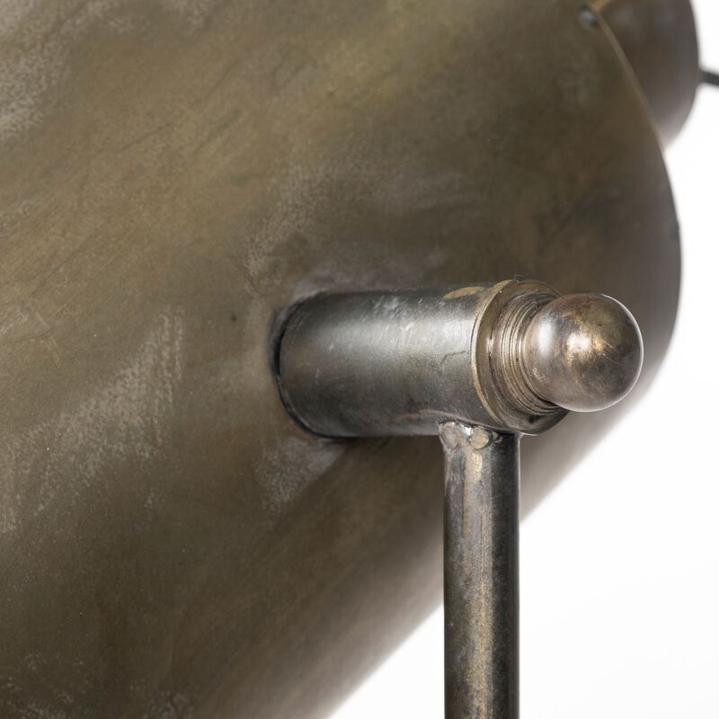 Hivvago 61" Gold LED Floor Lamp With Gold Metal Shade