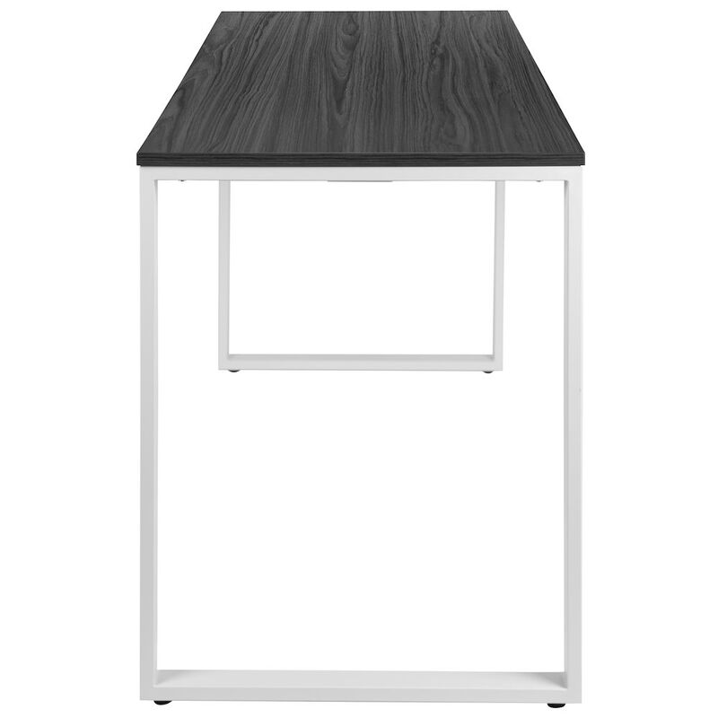 Flash Furniture Desk Industrial Style Computer Desk Sturdy Home Office Desk - 55"L - Rustic Gray image number 4