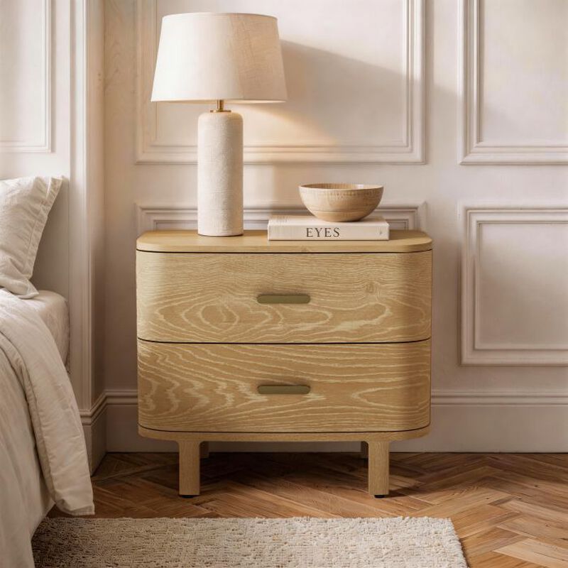 Solara Oak Nightstand image number 1