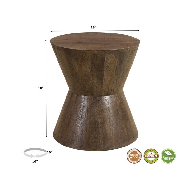 Taran Designs Reed Solid Wood Coffee Table