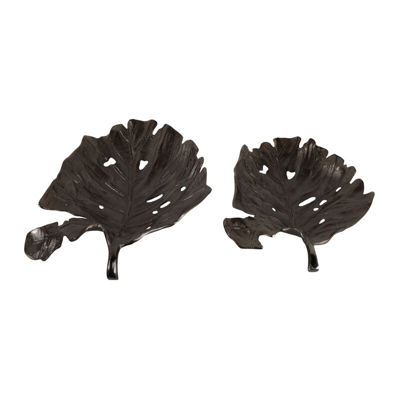 S/2 18/21" Leaf Bowls image number 4