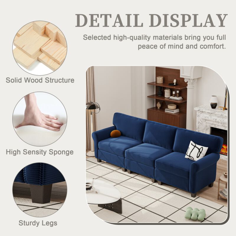 Kupkex U-Shaped Sectional Sofa image number 8