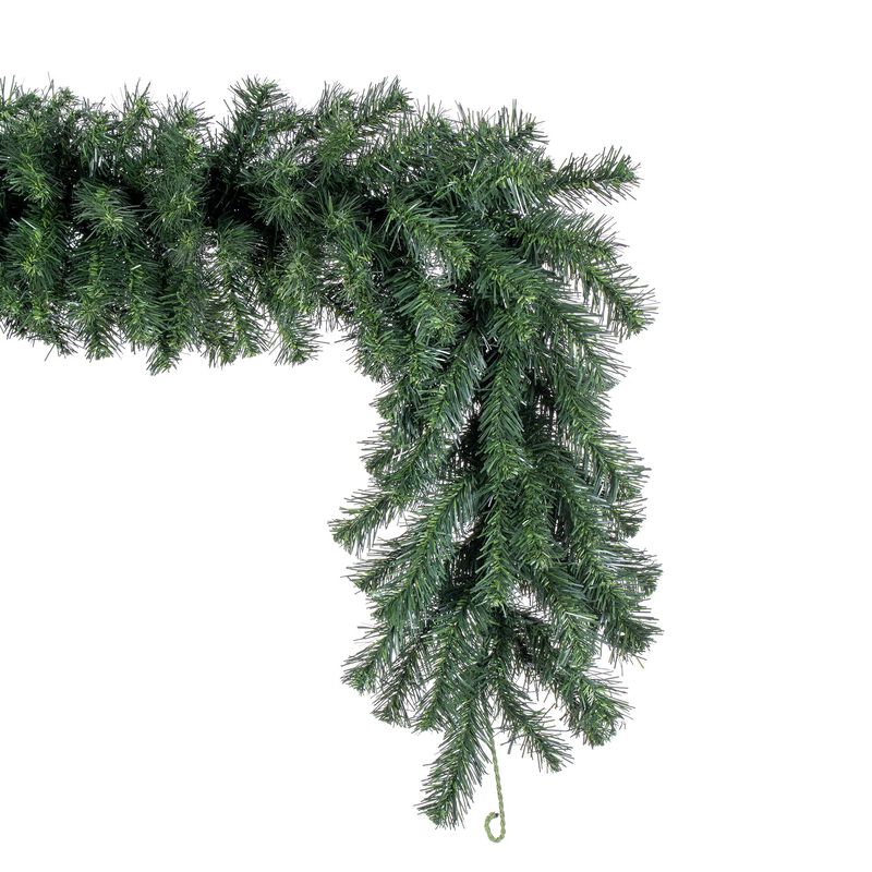 Vickerman 9' Douglas Fir Artificial Christmas Garland - Unlit - Faux Fir Christmas Garland - Indoor or Outdoor Garland - Reliable and Durable - Festive Holiday Garland image number 1