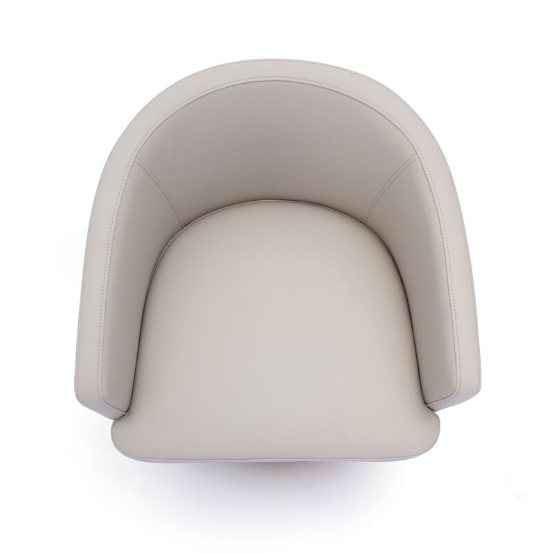 Kristen Seafoam Green Performance Vegan Leather Desk Chair image number 4