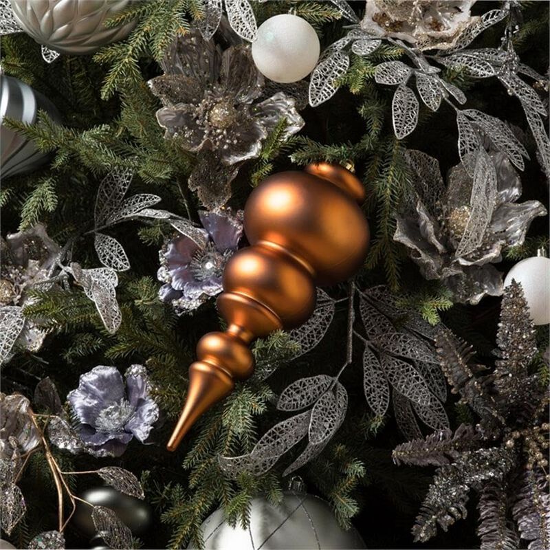 Vickerman 14" Copper Matte Finial UV Drilled image number 1