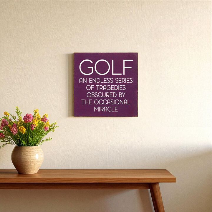 Golf Funny Wooden Sign Rustic Golf Wall Decor Gift for Golf Lovers