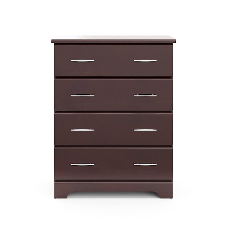 Storkcraft Brookside 4 Drawer Chest (Espresso) &ndash; GREENGUARD Gold Certified